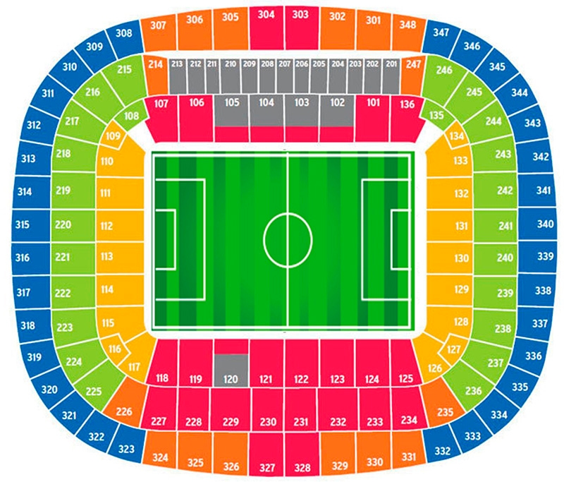 stadium map