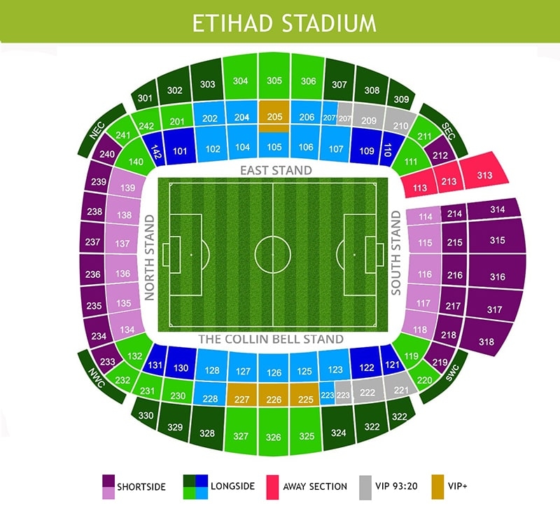 stadium map