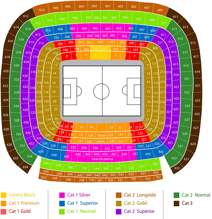 stadium map
