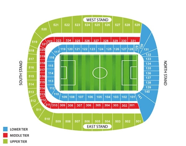 stadium map